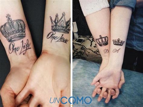 8 Tatuajes de Coronas para Parejas